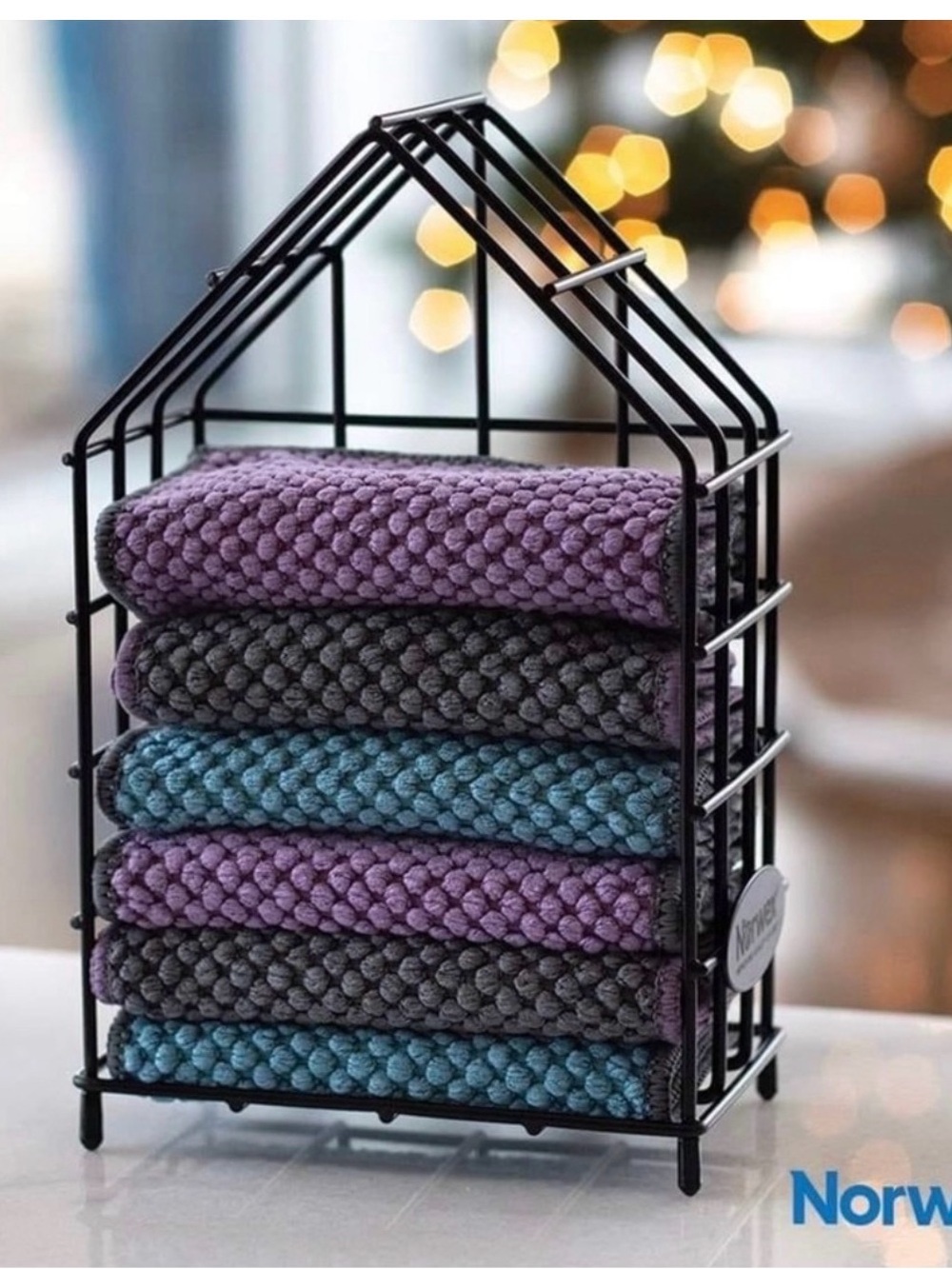 Norwex Microfiber Cleaning Cloth- Decorative Rack